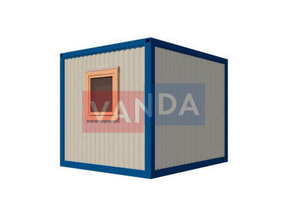 Блок контейнер металлический 3,0 x 2,4 - Вагонка ПВХ